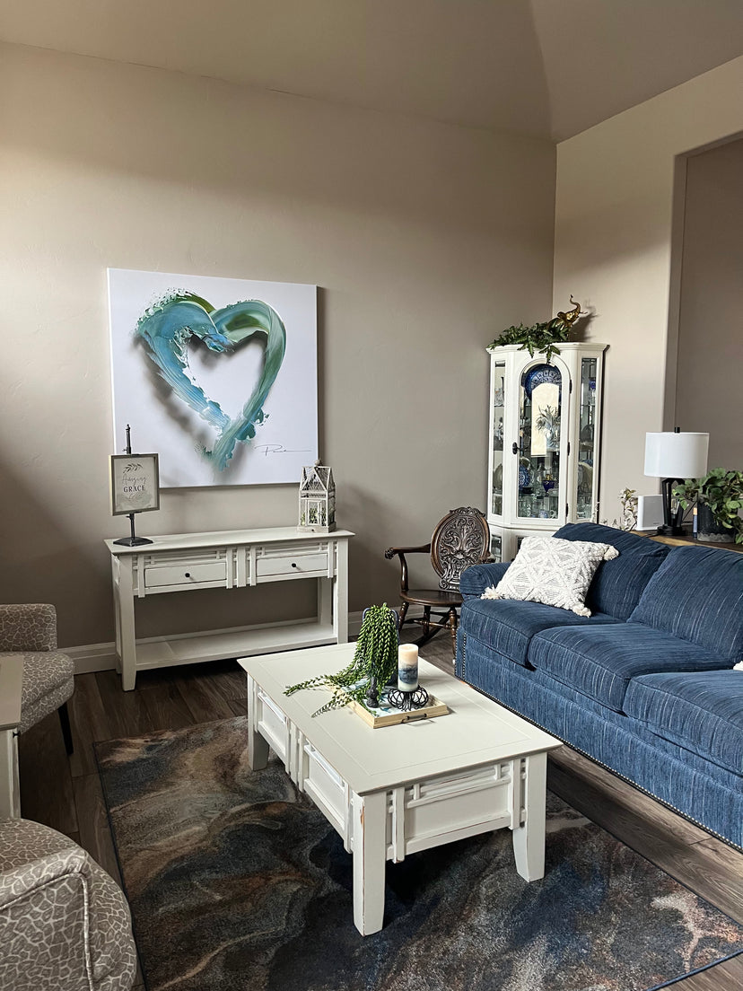 ocean LOVE white background