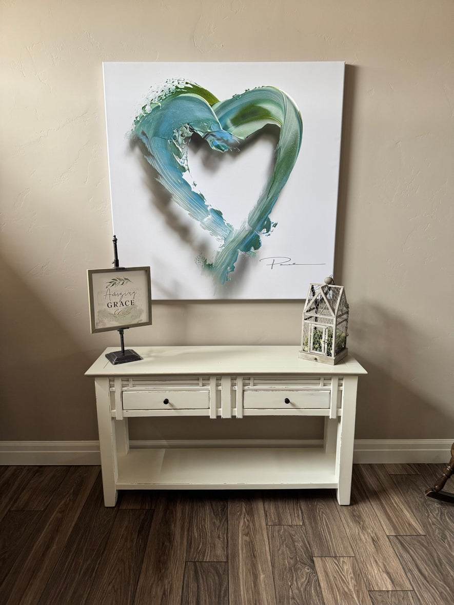 ocean LOVE white background